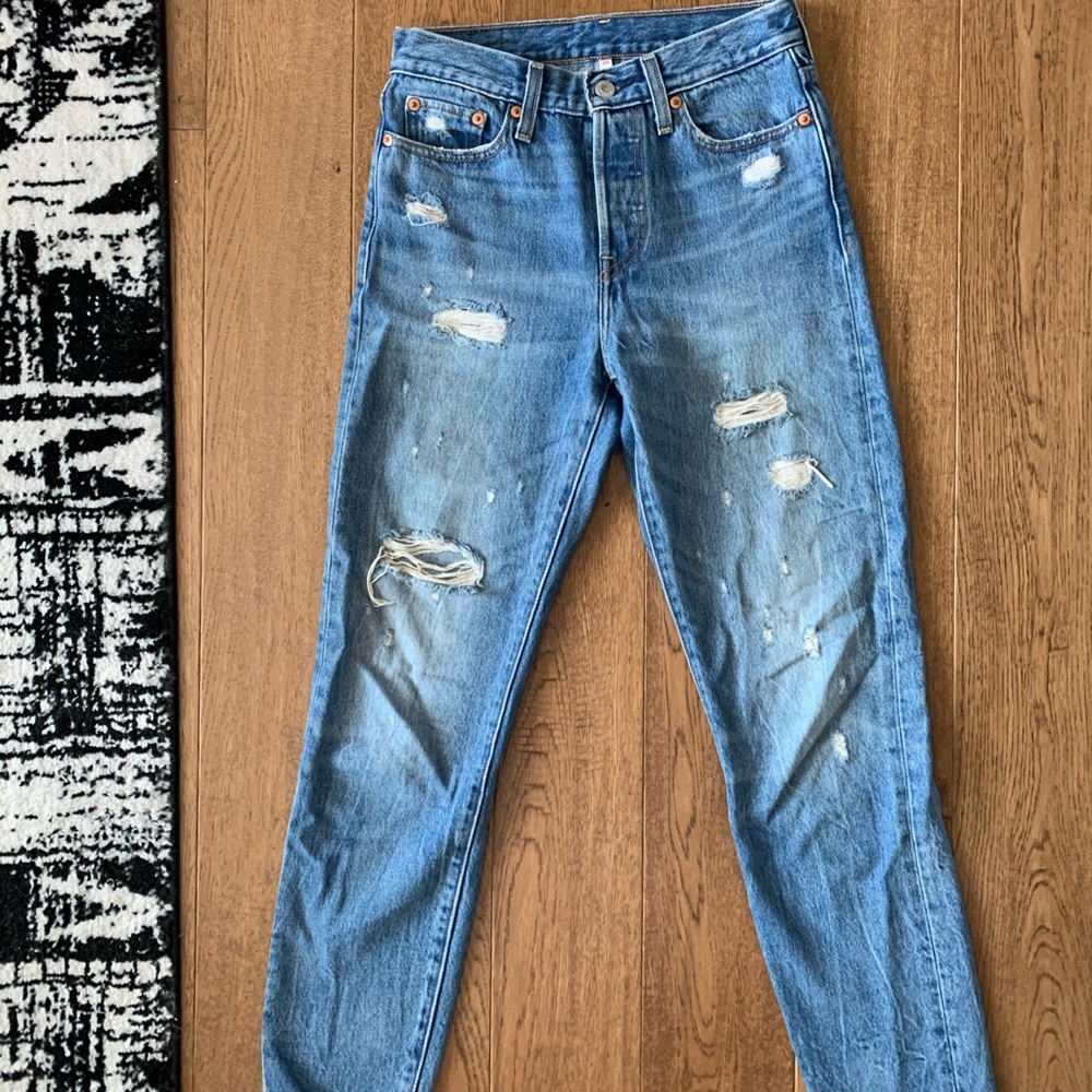 Levi’s Straight Leg Boyfriend Jeans